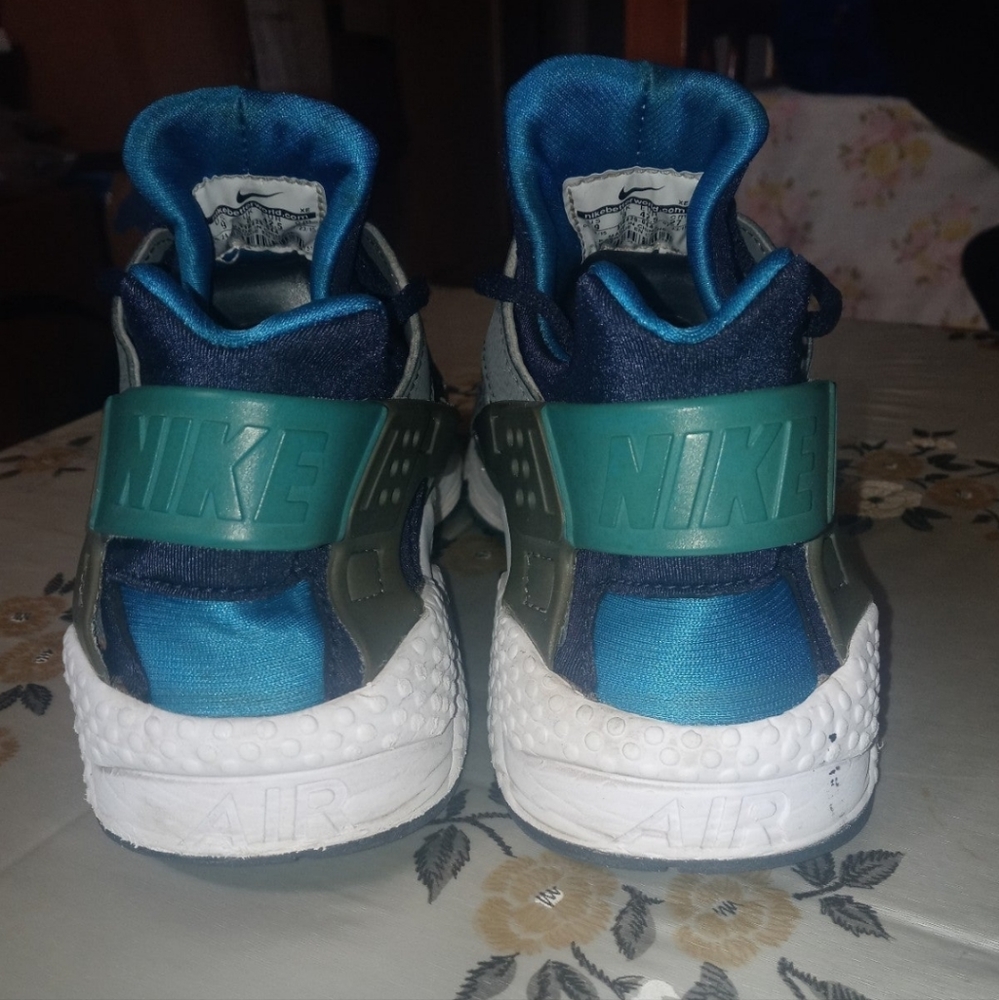 Nike Air Huarache Run Ultra 318429-044 Men's Gray Blue Athletic Sneakers Size 9 - Picture 10 of 11